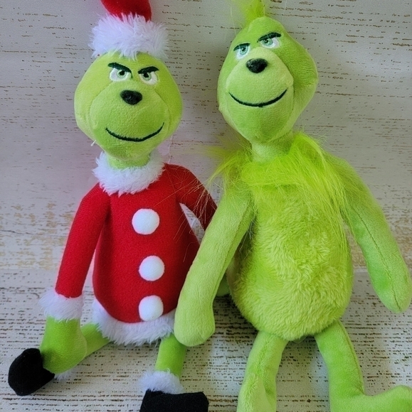 Bundle of Two Grinch Plush Toys 12" NWT - Picture 1 of 1